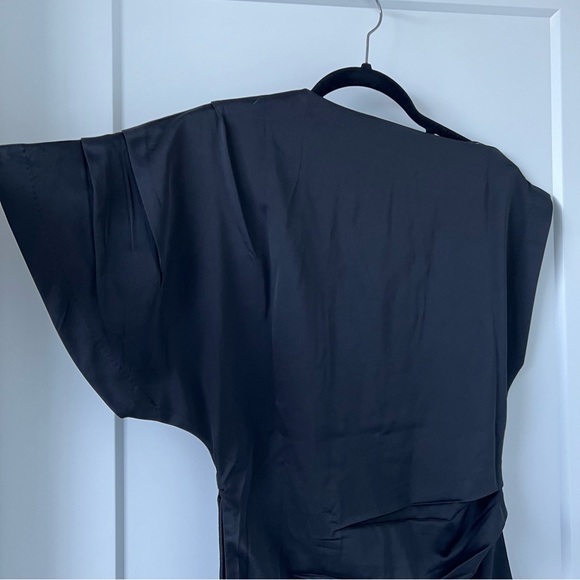 Oak & Fort ASYMMETRICAL BAT SLEEVE MINI DRESS. NWT - Picture 7 of 10